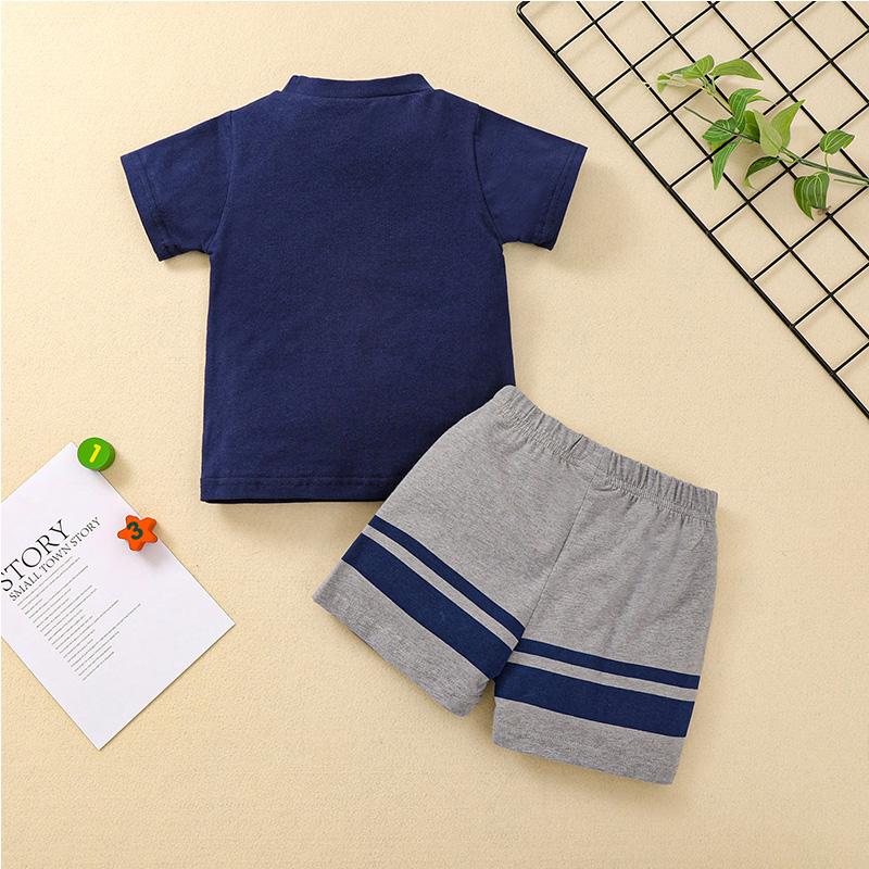 Baby Boy Vehicle Pattern T-Shirt and Shorts