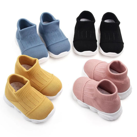 Baby Boys Breathable Slip On Mesh Sneakers