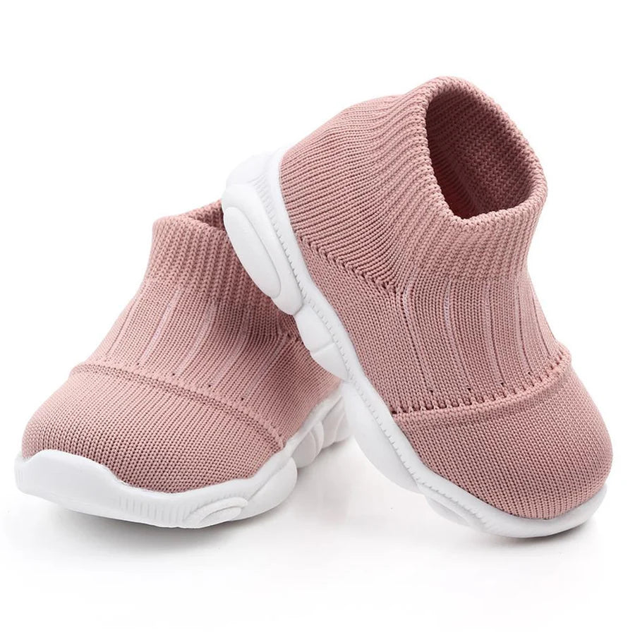 Baby Boys Breathable Slip On Mesh Sneakers