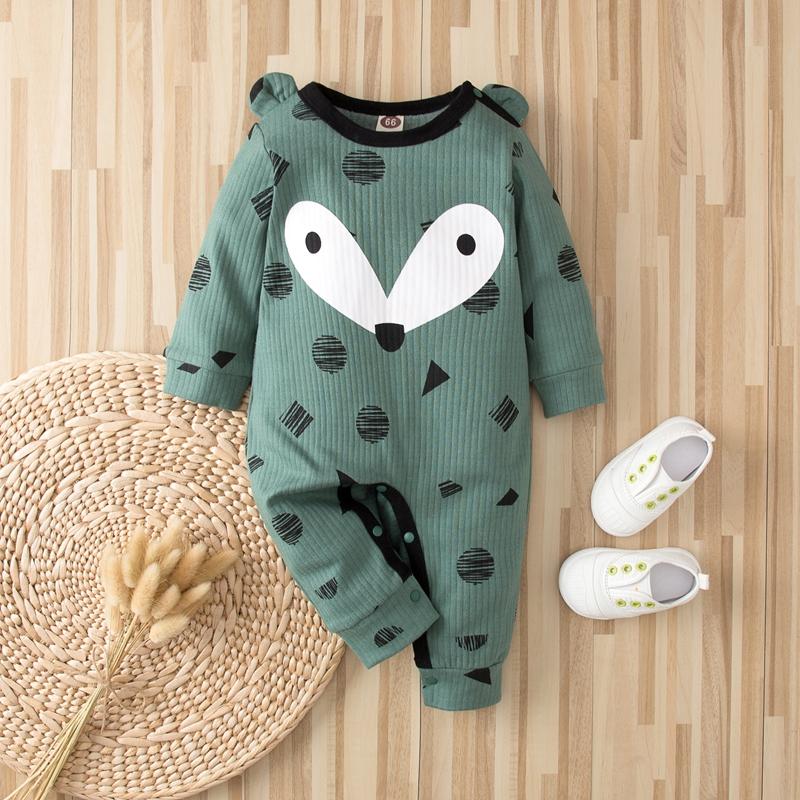 Baby Boys Cartoon Design Jumpsuit