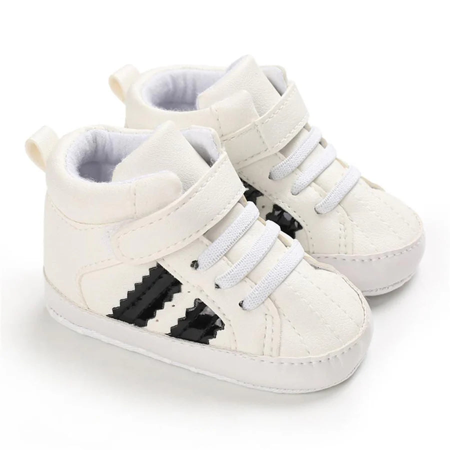 Baby Boys Casual High-top Non-Slip Magic Tape Sneakers