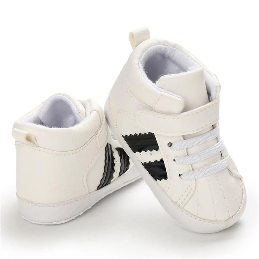 Baby Boys Casual High-top Non-Slip Magic Tape Sneakers