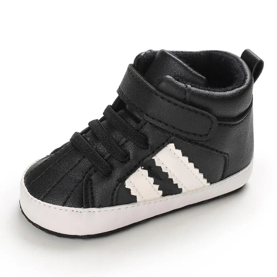 Baby Boys Casual High-top Non-Slip Magic Tape Sneakers