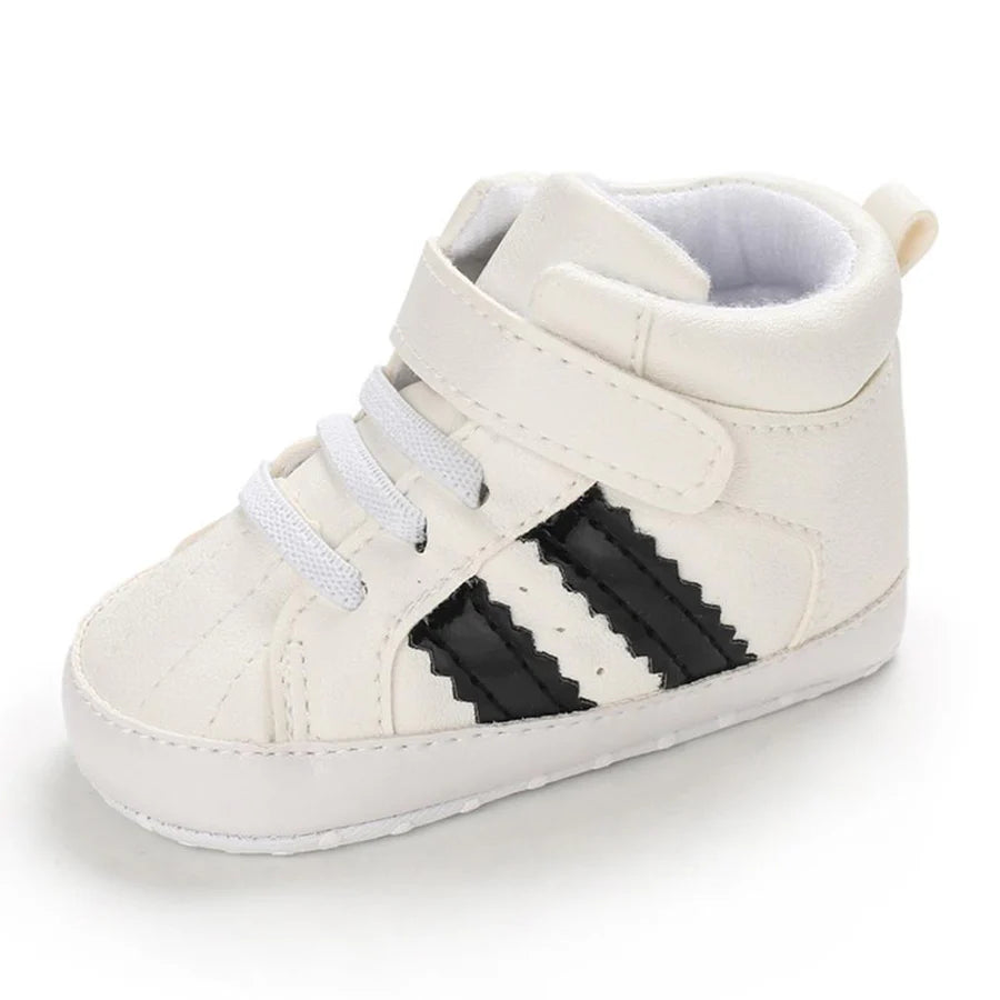 Baby Boys Casual High-top Non-Slip Magic Tape Sneakers