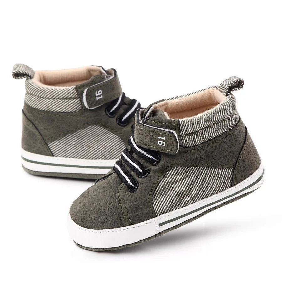 Baby Boys Casual Magic Tape High-Top Sneakers