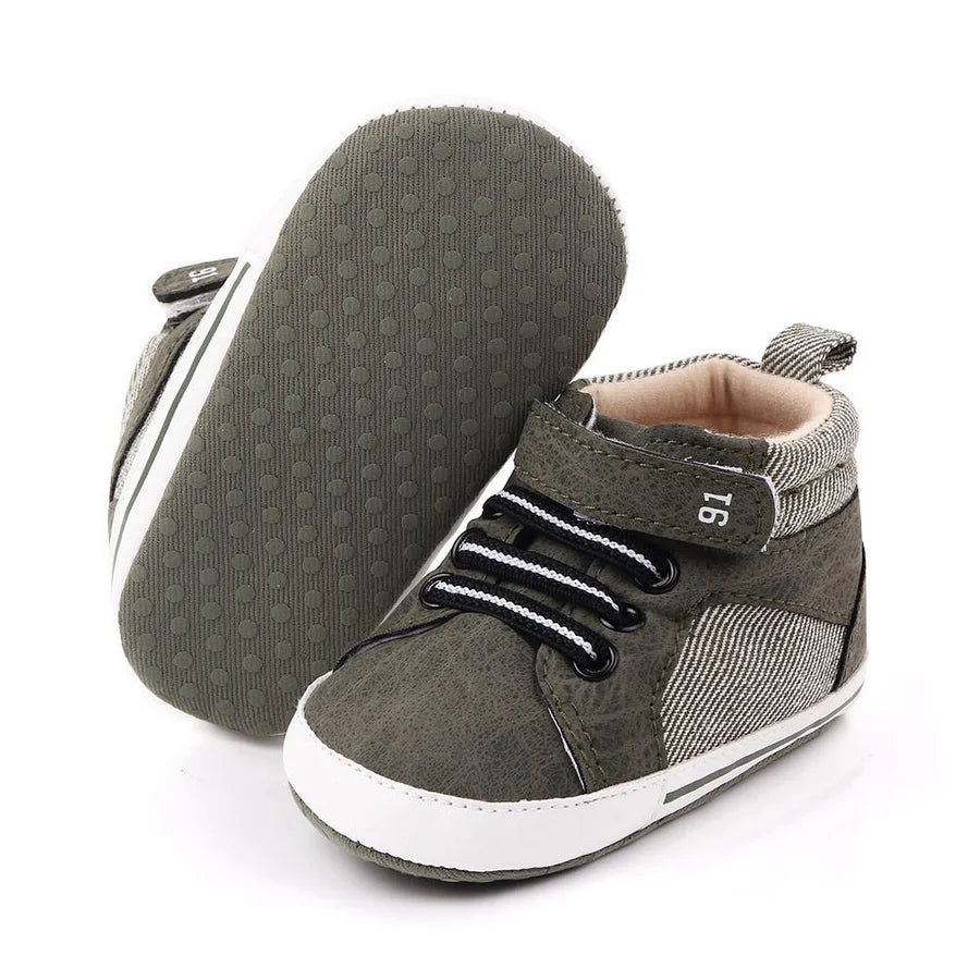 Baby Boys Casual Magic Tape High-Top Sneakers