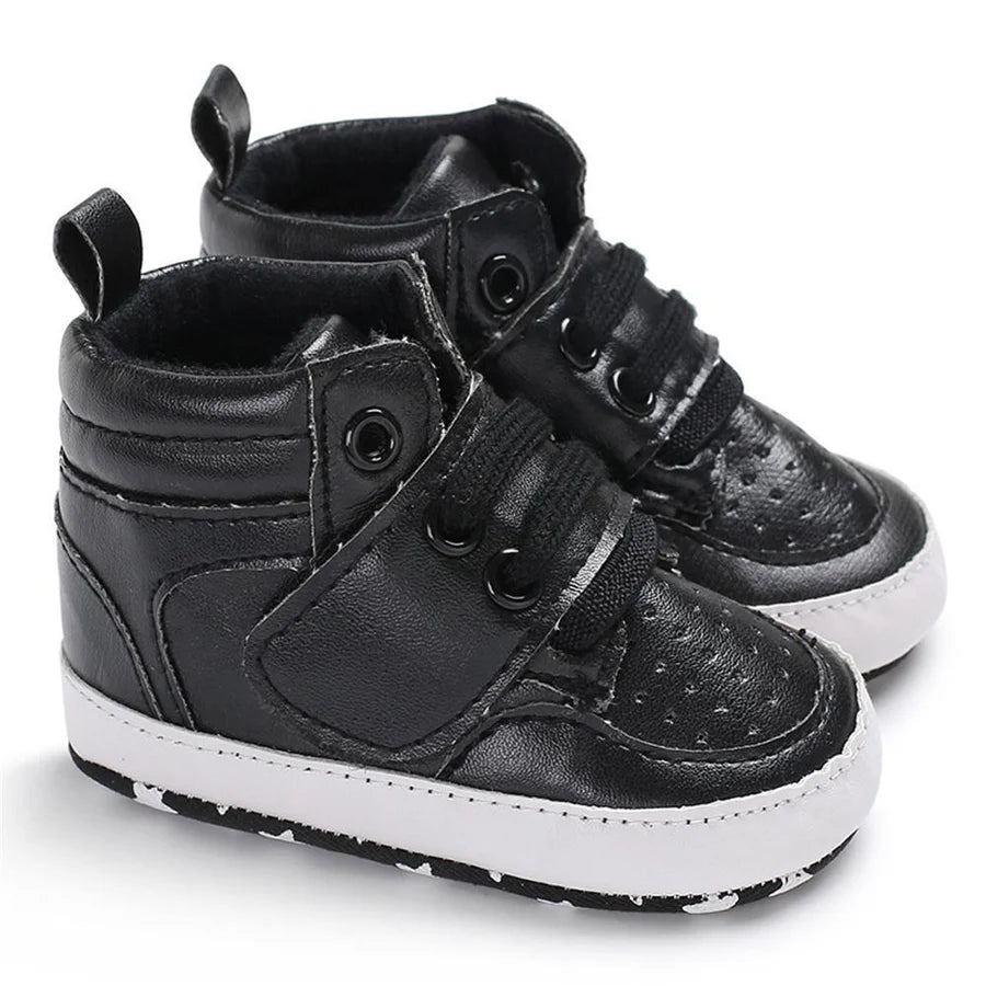 Baby Boys Magic Tape AirForceOne Style High-Top Sneakers