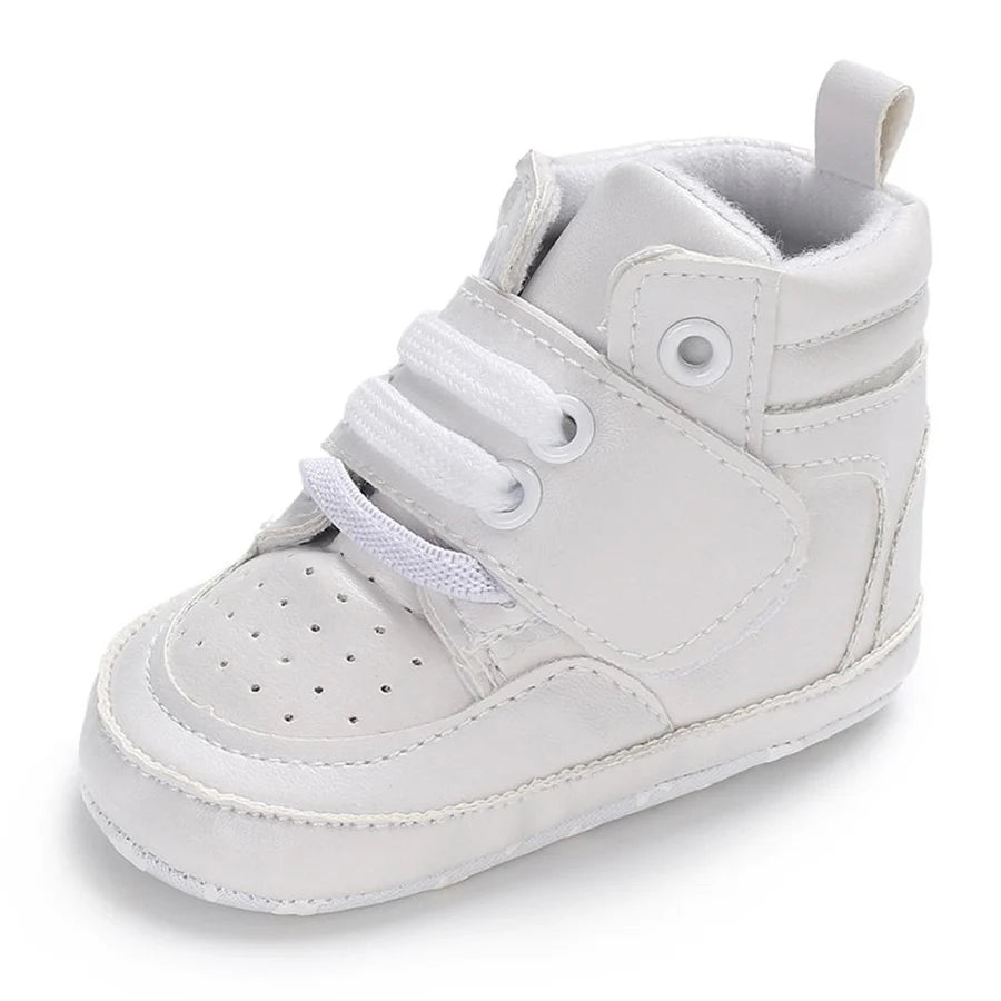 Baby Boys Magic Tape AirForceOne Style High-Top Sneakers