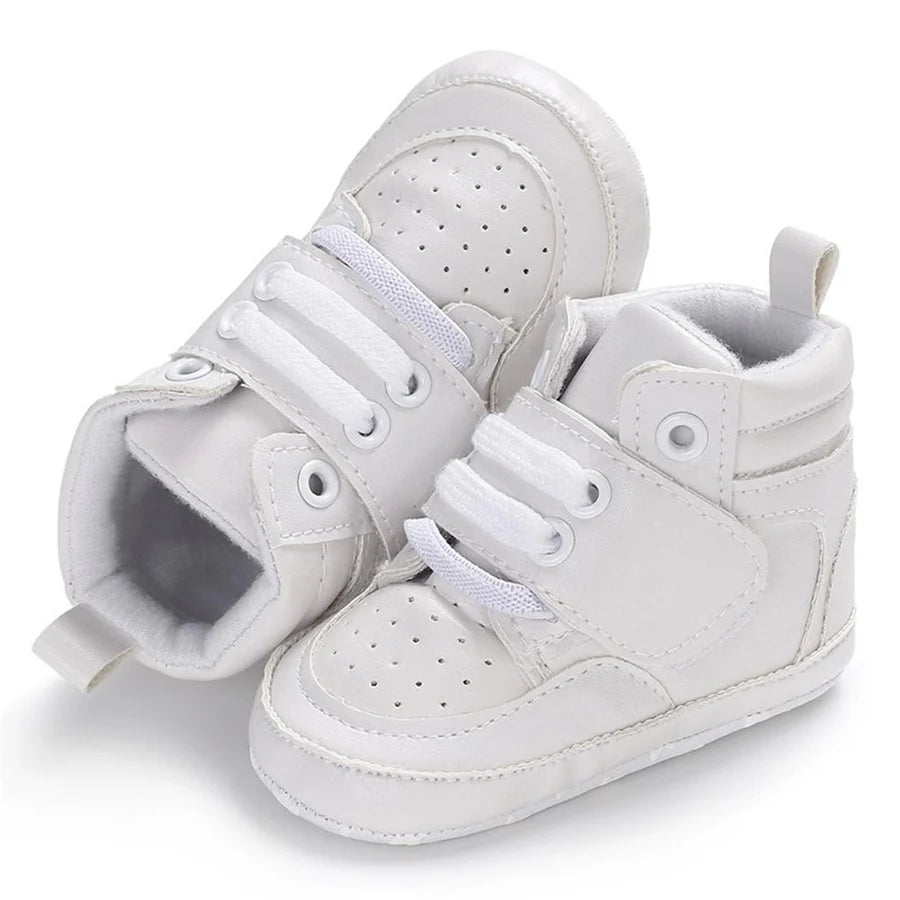 Baby Boys Magic Tape AirForceOne Style High-Top Sneakers