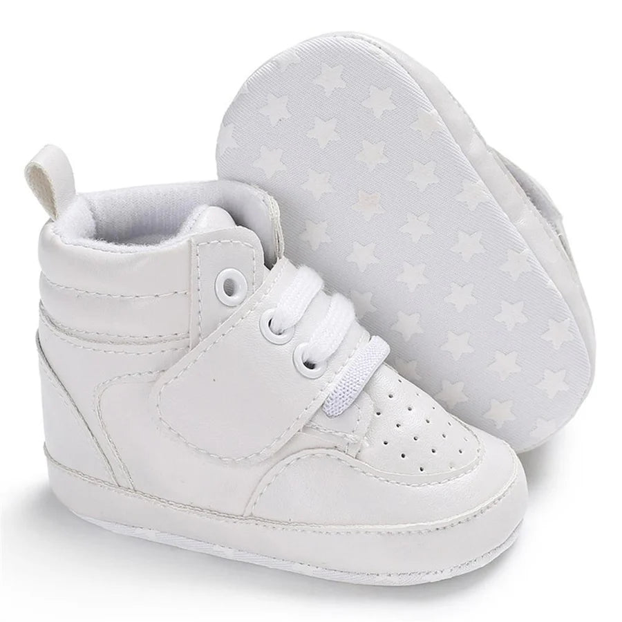 Baby Boys Magic Tape AirForceOne Style High-Top Sneakers