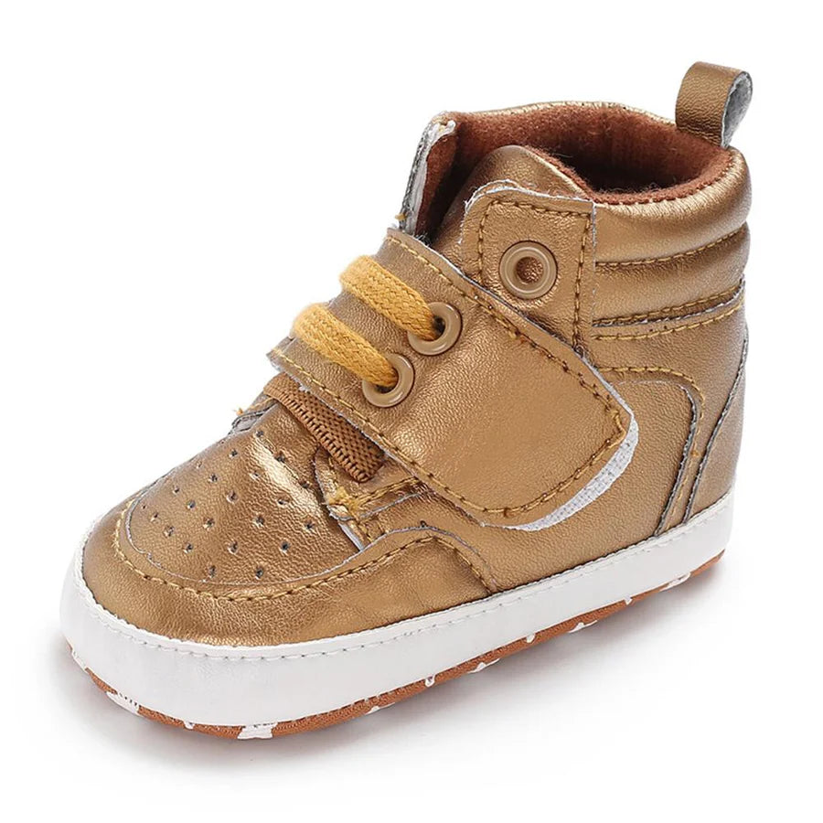 Baby Boys Magic Tape AirForceOne Style High-Top Sneakers