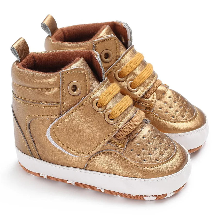 Baby Boys Magic Tape AirForceOne Style High-Top Sneakers