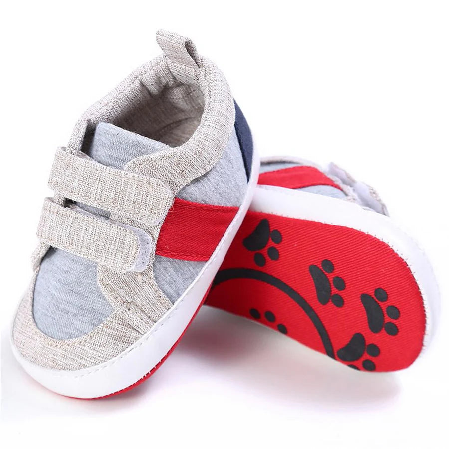 Baby Boys Magic Tape Canvas Cool Casual Sneakers