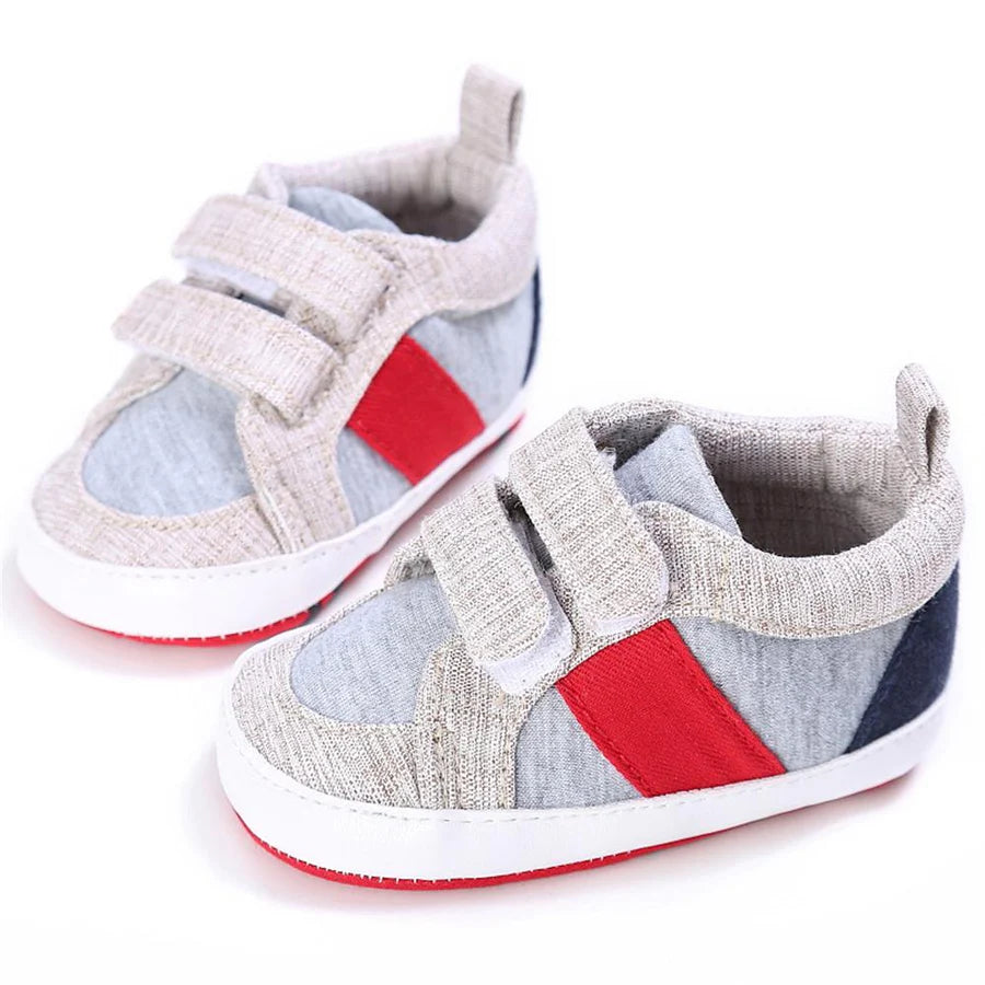 Baby Boys Magic Tape Canvas Cool Casual Sneakers