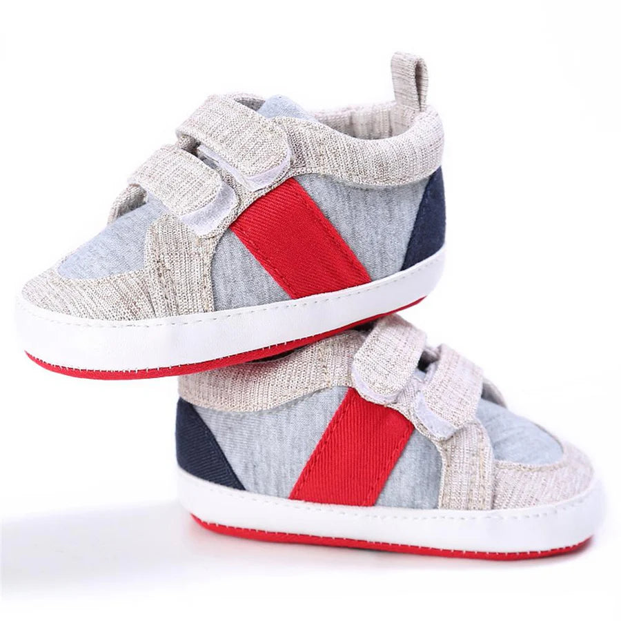 Baby Boys Magic Tape Canvas Cool Casual Sneakers