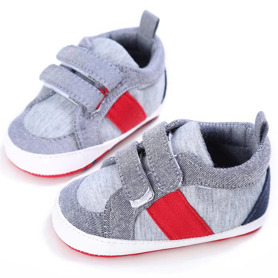 Baby Boys Magic Tape Canvas Cool Casual Sneakers