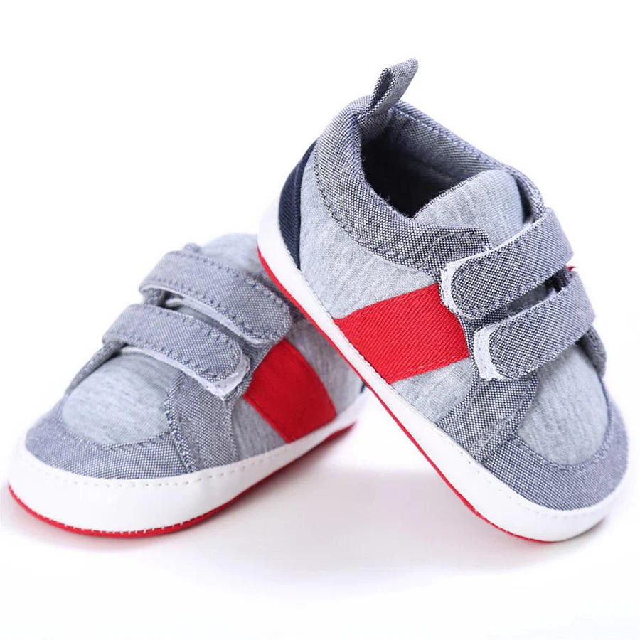 Baby Boys Magic Tape Canvas Cool Casual Sneakers