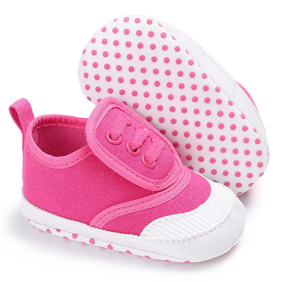 Baby Boys Magic Tape Canvas Lowtop Sneakers