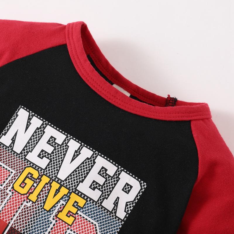 Baby Boys Never Give Up Print Jumpsuit