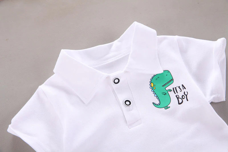 Baby Boys Polo Dino and Shorts