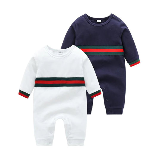 Baby Boys Striped Jumpsuit