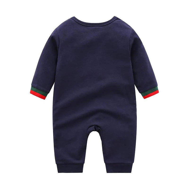 Baby Boys Striped Jumpsuit