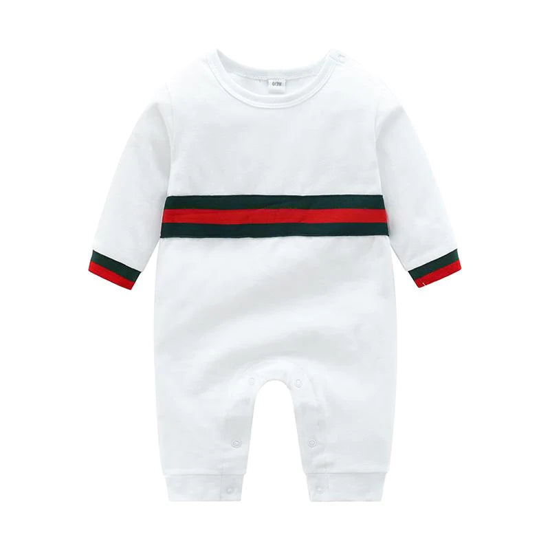 Baby Boys Striped Jumpsuit