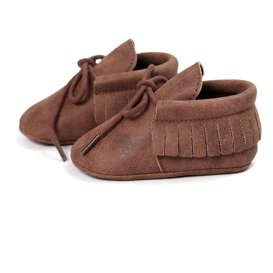 Baby Boys Tassel Lace Comfy Flat Shoes