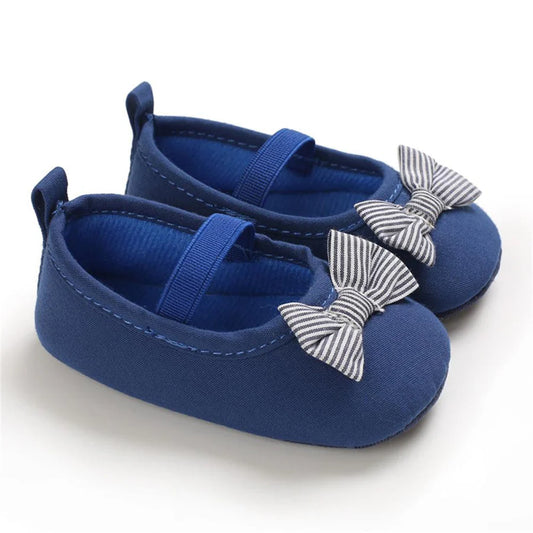 Baby Girls Bow Slip On Flat Shoes