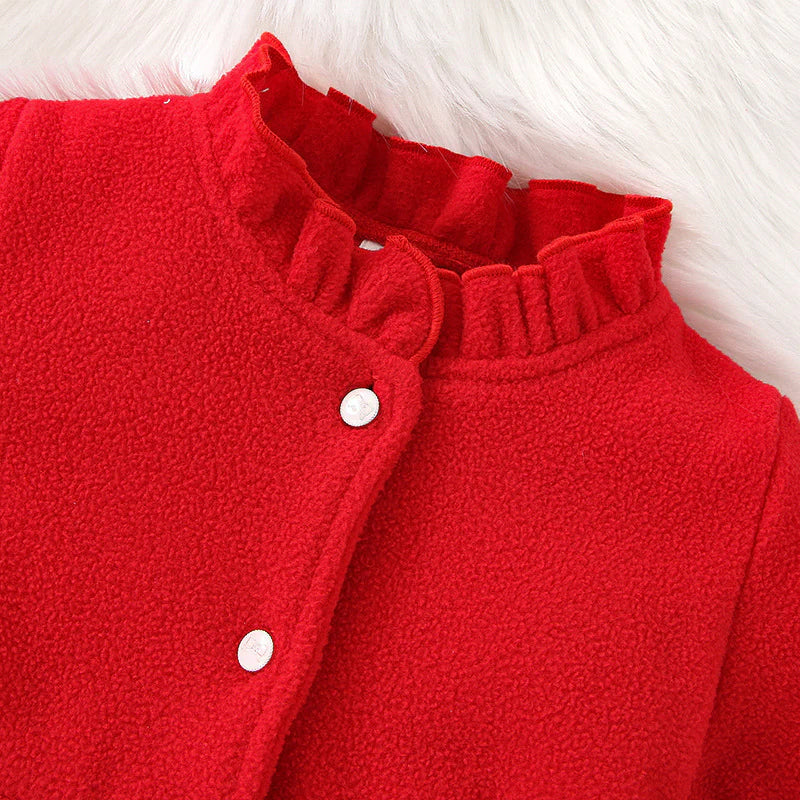 Baby Girls Christmas Red Dress Suit