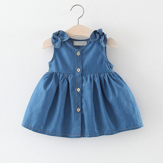 Baby Girls Denim Style Dress