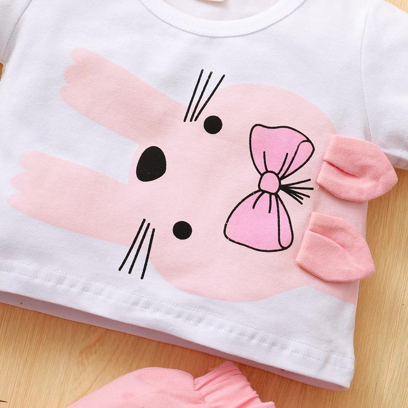 Baby Girls Kitty T-Shirt and Shorts