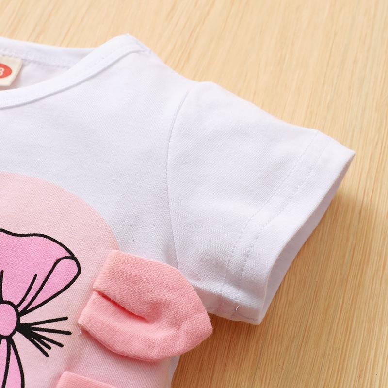 Baby Girls Kitty T-Shirt and Shorts