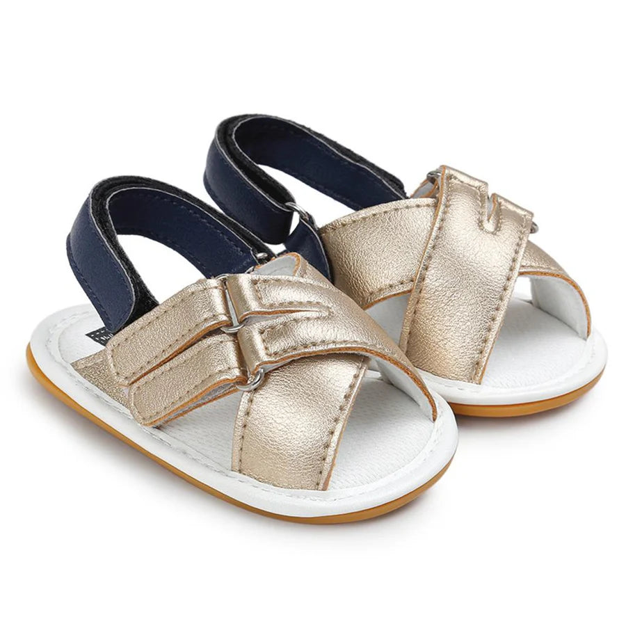 Baby Girls Magic Tape Open Toe PU Sandals