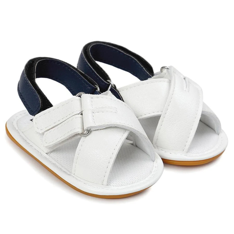 Baby Girls Magic Tape Open Toe PU Sandals