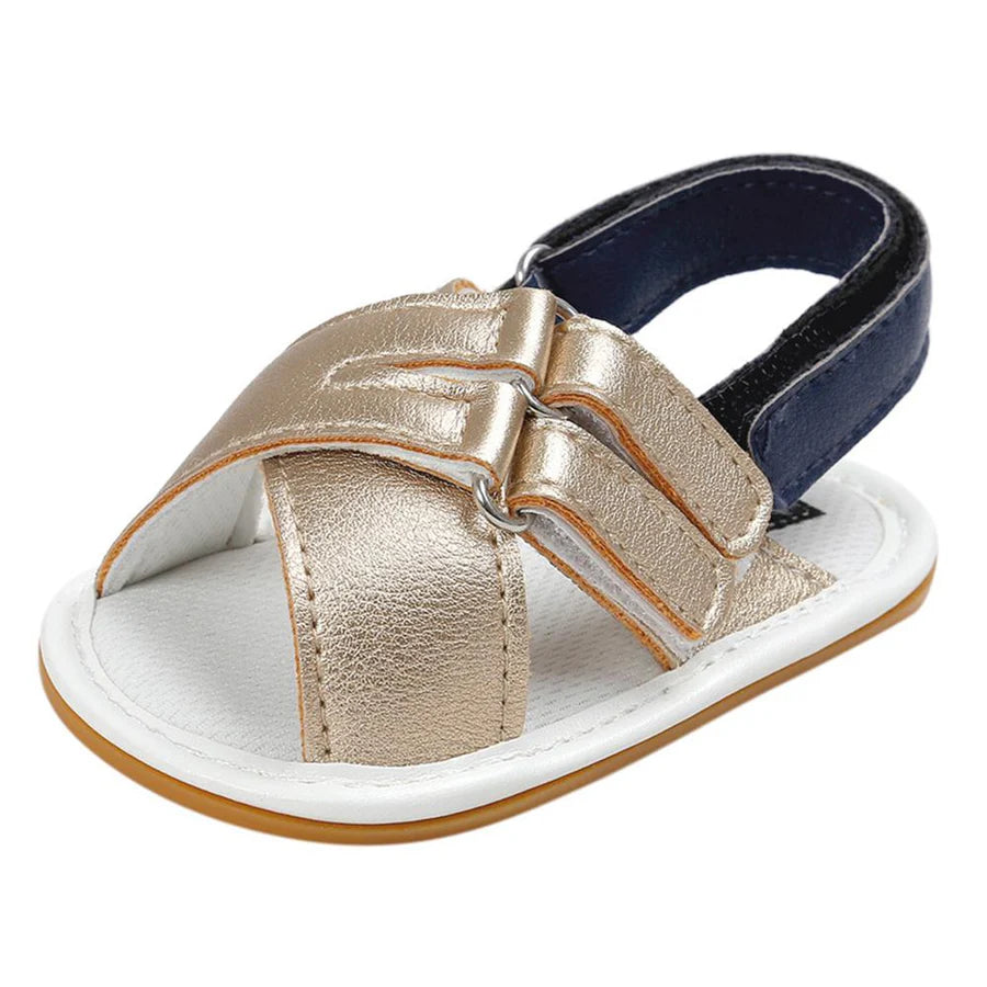 Baby Girls Magic Tape Open Toe PU Sandals