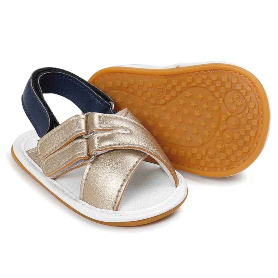 Baby Girls Magic Tape Open Toe PU Sandals