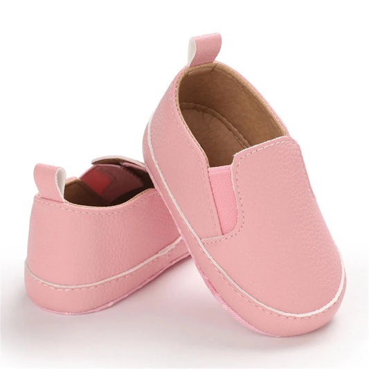 Baby Girls Non Slip Solid Color Sneakers