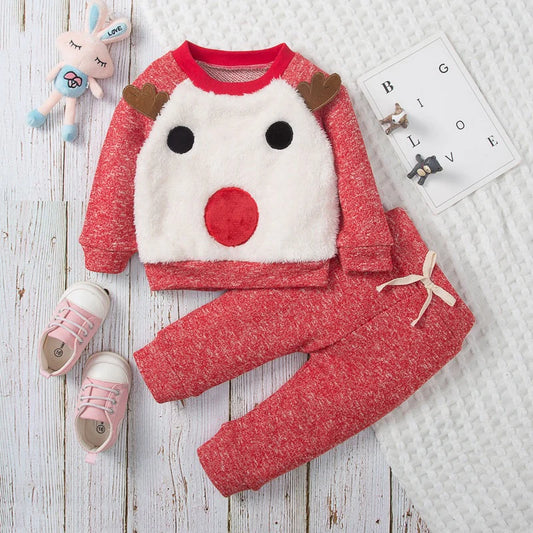 Toddler Boys Deer Christmas Suit