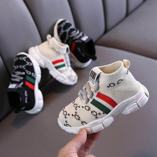 Toddler Boys Fashion Print Sock Sneakers