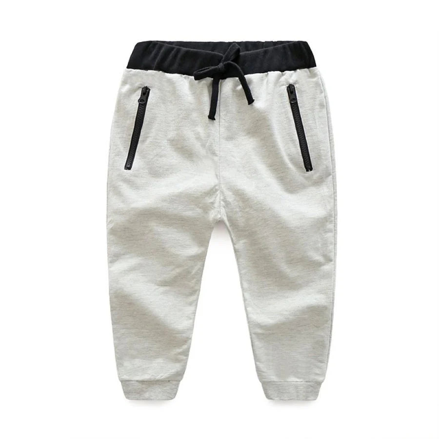 Toddler Boys Letter Print Top and Zip Pocket Pants