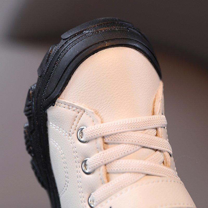 Toddler Boys Velcro Fleece-Lined High-top Sneakers