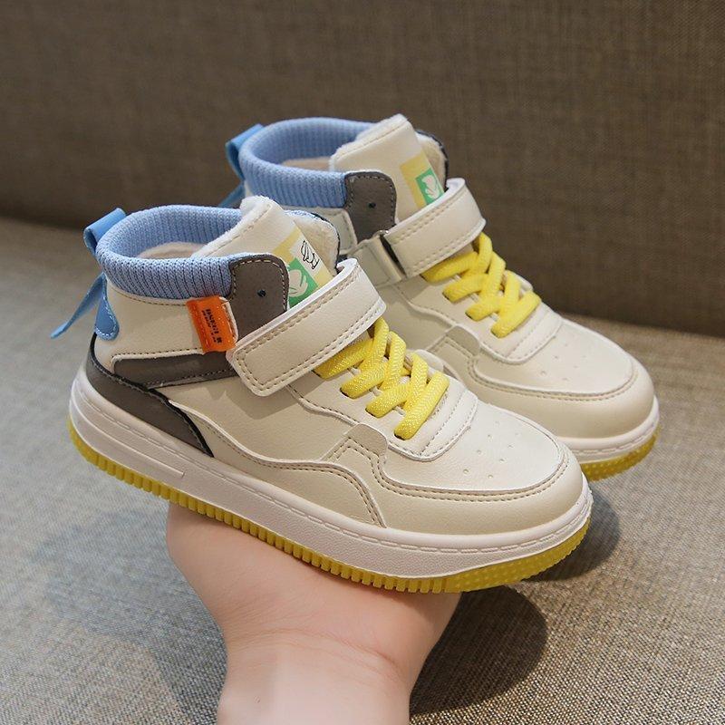 Toddler Boys Velcro Fleece Lined Sneakers