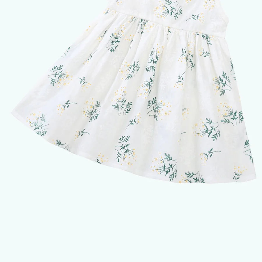 Toddler Girls Cute Allover Print Suspender Dress