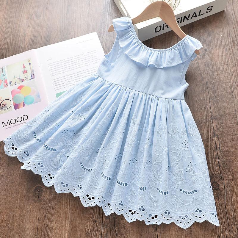 Toddler Girls Bowknot Ruffle Dress