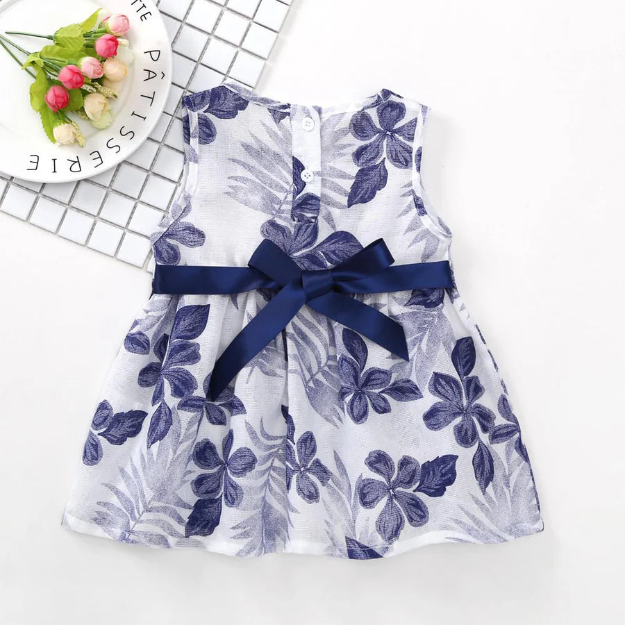 Toddler Girls Flower Print Dress