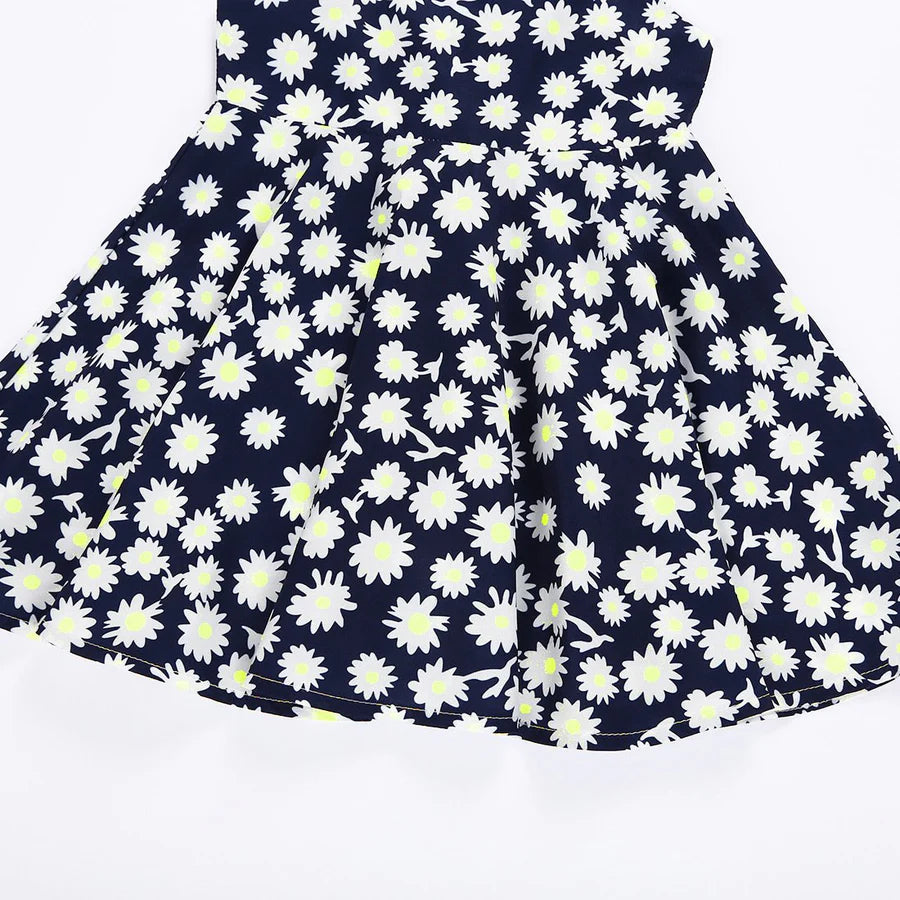 Toddler Girls Fresh Flower Suspender Skirt