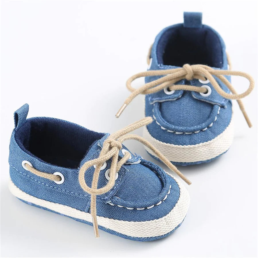 Unisex Lace Up Flat Shoes