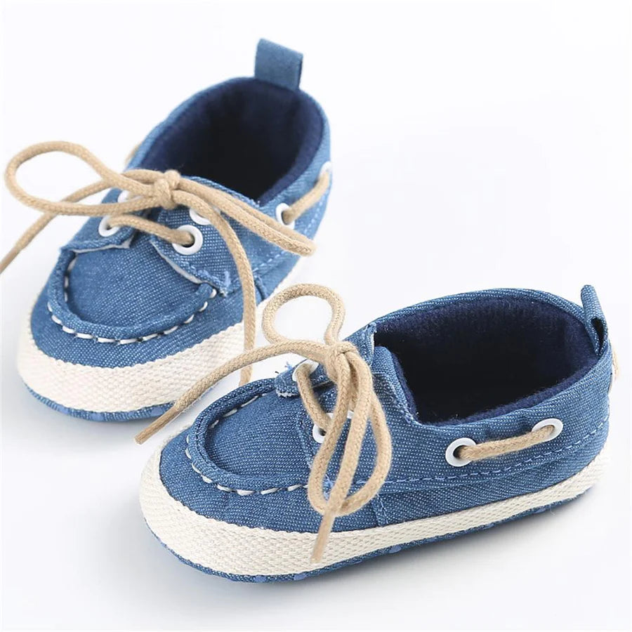 Unisex Lace Up Flat Shoes