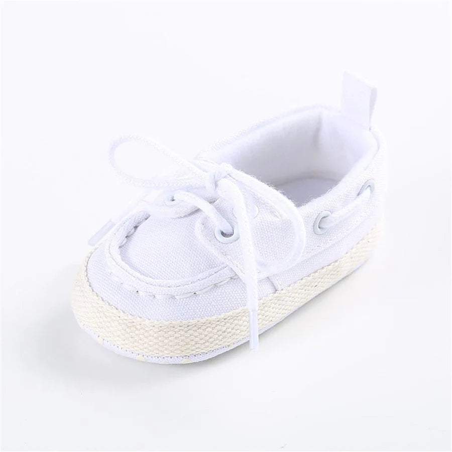 Unisex Lace Up Flat Shoes